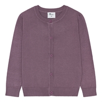 BIRKHOLM Strik Cardigan Støvet Lilla